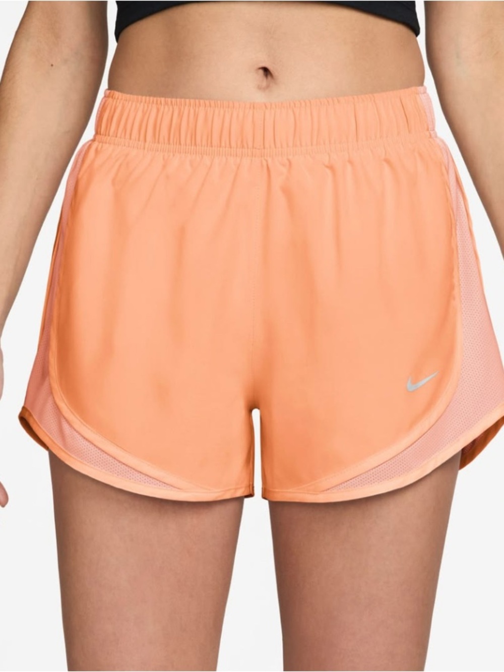 Nike Women's Peach Athletic Running Shorts